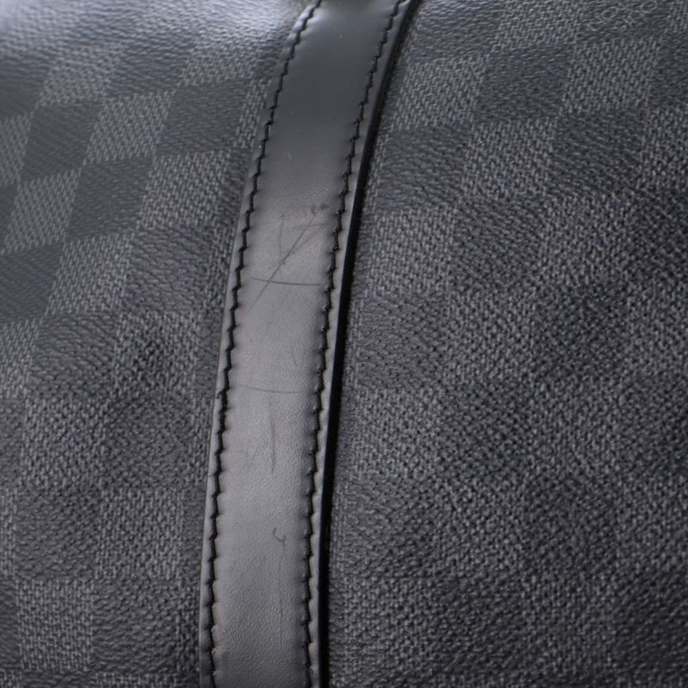 Louis Vuitton Keepall Bandouliere Bag Damier Graphite 45 Black - Picture 7 of 9